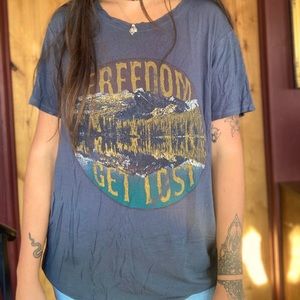 “Freedom- Get Lost” baggy T-shirt